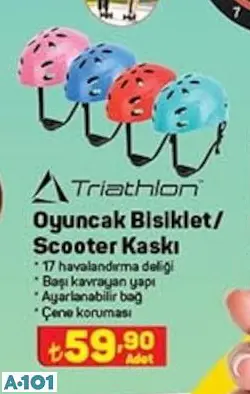 TRİATHLON OYUNCAK BİSİKLET SCOOTER KASKI TRİATHLON OYUNCAK BİSİKLET SCOOTER KASKI